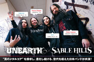 UNEARTH × SABLE HILLS 日米メタルコア 座談会