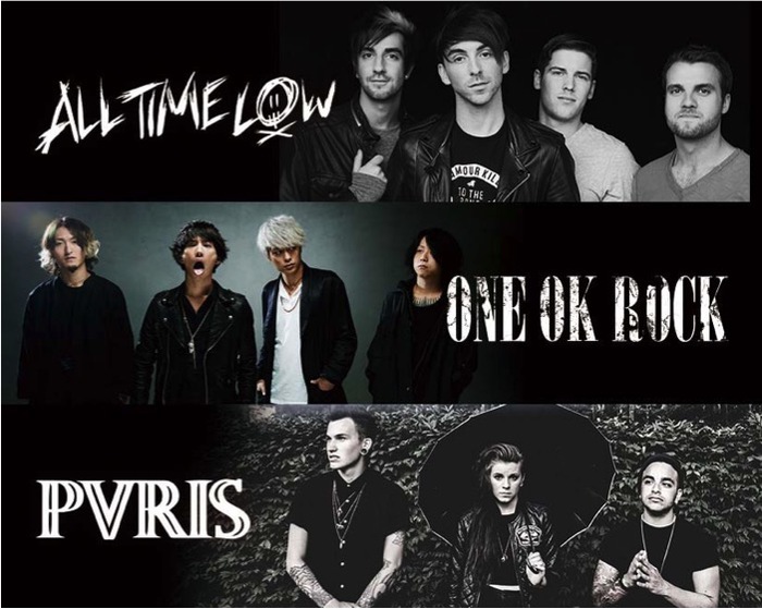 ALL TIME LOW / ONE OK ROCK / PVRIS ほか