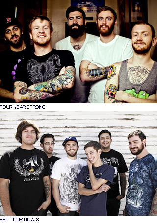 FOUR YEAR STRONG / SET YOUR GOALS来日公演中止。