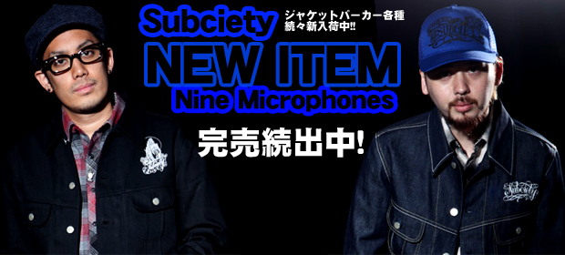 【完売必至!】Subcietyパーカー＆9 Microphonesキャップ新入荷！