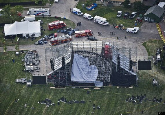 RADIOHEAD、カナダ・トロント公演にて開場１時間前にステージが崩壊。ドラム・テックが死亡。