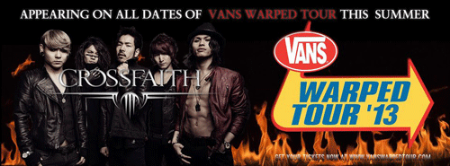Crossfaith、アメリカ最大級のフェス“Vans Warped Tour 2013”全公演に出演決定！