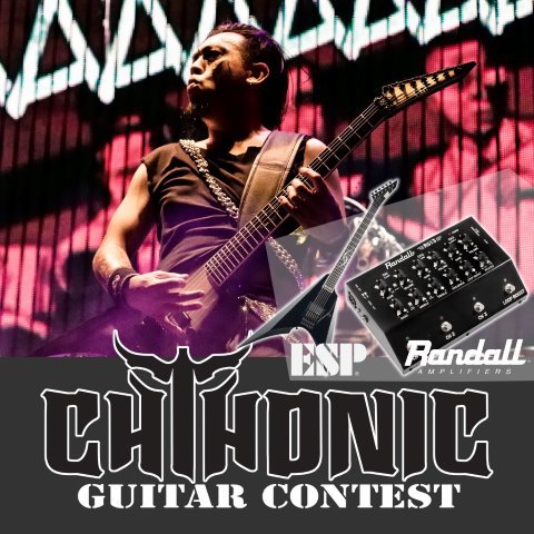 台湾の世界的メタル・バンドCHTHONIC、 ESPとRandall Amplifiersとの共同企画で“ギター・コンテスト”を開催！1位にはESPのギターをプレゼント！