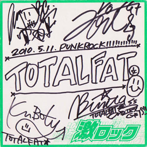 HOOBASTANK、HATEBREED、TOTALFAT、UNEARTHのサイン色紙をプレゼント