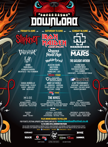 Download Festival 13 Papa Roach Rise To Remainら49アーティストが一挙追加に さらに日本よりdir En Greyの出演が決定 激ロック ニュース