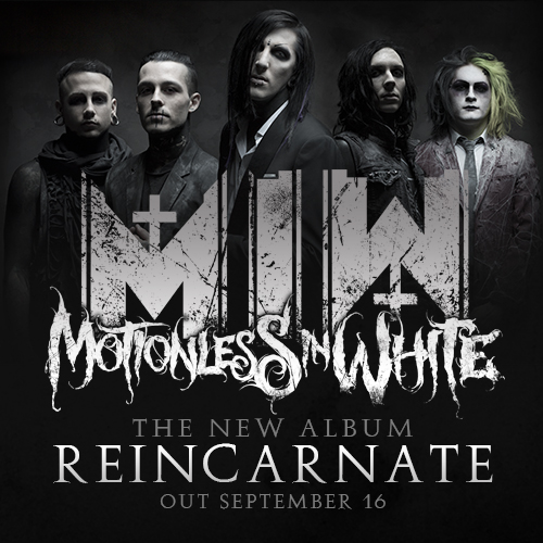 MOTIONLESS IN WHITE、9月にニュー・アルバム『Reincarnate』リリース決定！