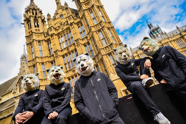 MAN WITH A MISSION、10/14リリースのニュー・シングル『Raise your flag』の詳細発表！今回のジャケットはSpear Rib（Dr）！