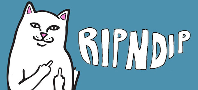 RIPNDIP（リップンディップ）から刺繍で施した"Eat Me"と猫のグラフィックが注目のデニムJKTをはじめ総柄パーカーやカモ柄セーターなどが新入荷！
