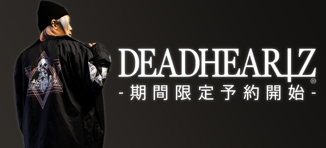 DEADHEARTZ＆deathsight最新作、期間限定予約開始！ブランドらしいダークなモチーフをあしらったコーチJKTやロンＴがラインナップ！