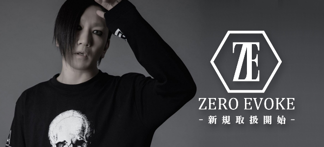 ZERO EVOKE（ゼロ・イヴォーク）新規取扱開始！フロントのロゴとスリーブのチェッカー柄が注目のロンＴや刺繍が特徴のＴシャツなどがラインナップ！