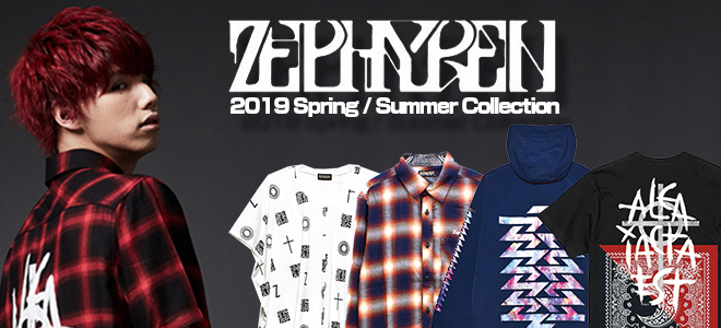 Zephyren（ゼファレン）からバックにバンダナを施したフード・シャツをはじめ夏らしいタイダイTシャツやアクセサリーなどが登場！