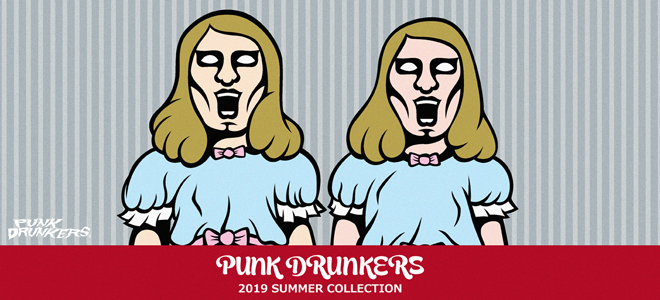 PUNK DRUNKERS（パンクドランカーズ）から"GARLIC BOYS"とのコラボＴシャツをはじめ刺繍を施したメッシュ・キャップやソックスなどが新入荷！
