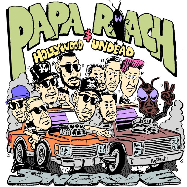PAPA ROACH、HOLLYWOOD UNDEADをフィーチャーした「Swerve」のリミックスをリリース！