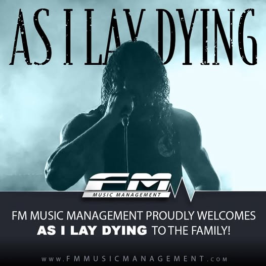 AS I LAY DYING、"FM Music Management"とのマネジメント契約＆ツアー開催発表！