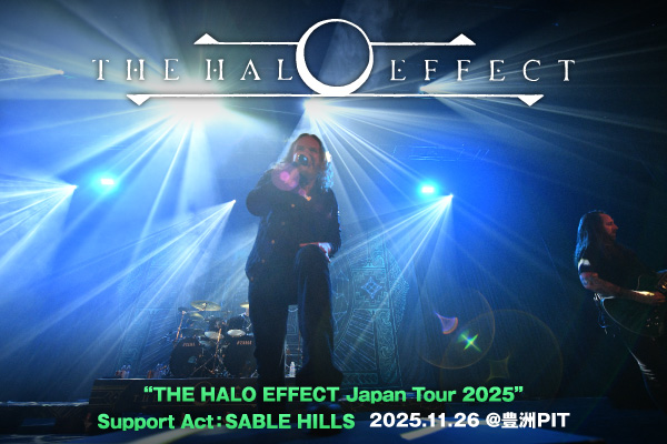 THE HALO EFFECTのライヴ・レポート公開!IN FLAMES歴代メンバーによるスーパー・バンドが初の日本単独公演開催、メロデスの魅力を改めて証明した記念碑的な一夜をレポート!