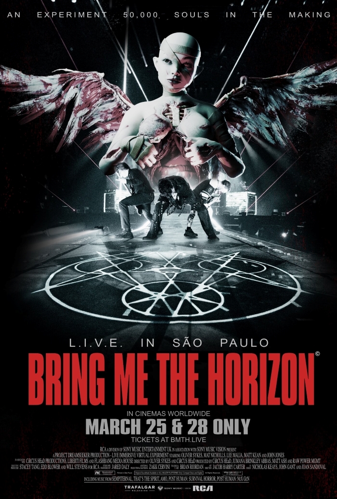 BRING ME THE HORIZON、ライヴ作品『L.I.V.E. in São Paulo (Live Immersive Virtual Experiment)』4/10リリース決定！世界各国で劇場上映も！