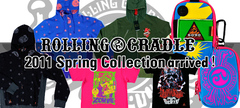 【CLOTHING】ROLLING CRADLE 2011 SUMMER COLLECTIONからTシャツ新入荷！