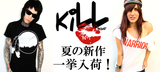 【CLOTHING】【新作アイテム】KILL BRAND夏の新作一挙入荷！