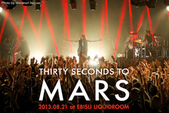 30 SECONDS TO MARSのライヴ・レポートを公開！新作『Love Lust Faith + Dreams』を携え2年ぶりの来日公演、東京一夜限りのプレミアム・ライヴをレポート！