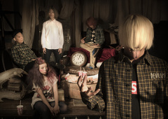 ANGRY FROG REBIRTH、7/17リリースの2ndミニ・アルバム『Dance In The Dark』のジャケ写＆アーティスト写真を公開！6/9にビデオ・シューティング・フリー・ライヴを開催決定！