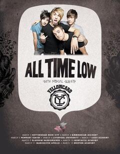 YELLOWCARD、本格始動。ALL TIME LOW のツアーに参加！