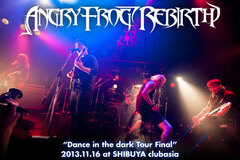 ANGRY FROG REBIRTHのライヴ・レポートを公開！全国各地42本を巡ったツアー・ファイナル、渋谷clubasia公演をレポート！