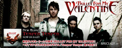 BULLET FOR MY VALENTINE独占インタビュー掲載！新作『Temper Temper』特設ページを公開！TwitterにてBFMV＆AXEWOUNDサイン入りTシャツのプレゼント企画もスタート！