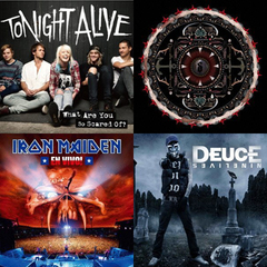 本日の注目リリース！TONIGHT ALIVE、SHINEDOWN、IRON MAIDEN、Deuce新作！特集ページ・インタビュー等も要CHECK！