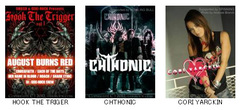 【3月の激ロック待受】HOOK THE TRIGER、CHTHONIC、CORI YARCKIN！ダウンロード無料です