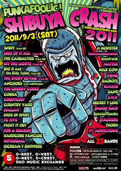 HIT THE LIGHTSが来日！PUNKAFOOLIC! SHIBUYA CRASH 2011の最終ラインナップ決定！