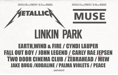 【サマソニ出演決定！】METALLICA、LINKIN PARK、MUSEの完売確実Tシャツ各種一斉新入荷！人気アイテムを今すぐゲット！