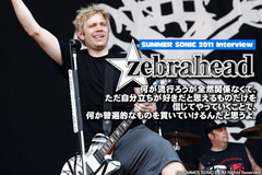 ジャパン・ツアーも決定！ZEBRAHEADインタビューをアップしました！