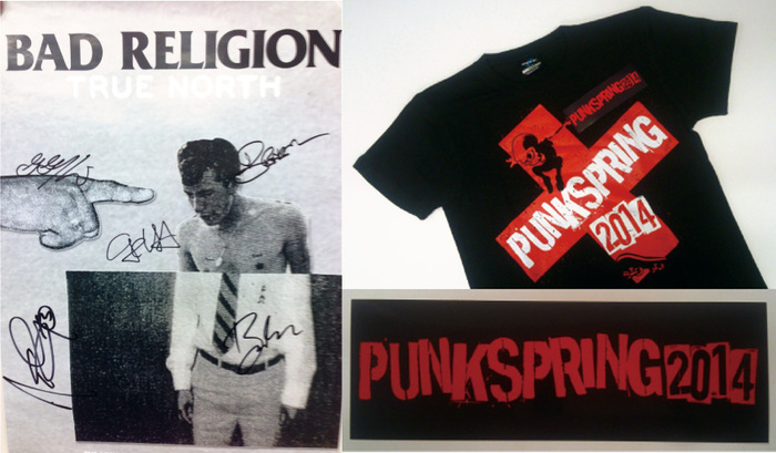 "PUNKSPRING 2014"いよいよ来月開幕！ヘッドライナーのBAD RELIGIONのサイン入りポスターなどが当たるスペシャルTwitterキャンペーンがスタート！