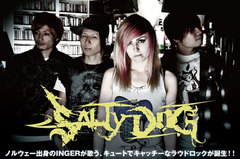 ノルウェー人女性ヴォーカルINGER率いる国産エレクトロ×スクリーモ、SALTY DOGのインタビュー＆動画メッセージ公開！初の全国流通音源となる6曲入りEPを3/19リリース！