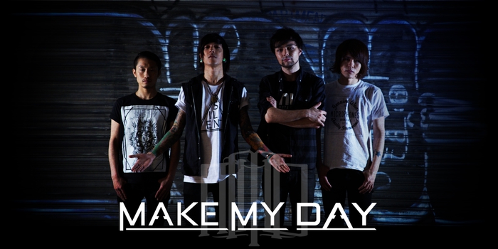 MAKE MY DAY、8/1よりスタートする"Relentless Reckless Tour"の詳細を発表！NEW BREED 、ROACH、a crowd of rebellionらがゲスト・バンドとして出演決定！