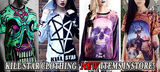 大好評につき一斉再入荷！大人気UKブランド KILL STAR CLOTHIINGからまた新たにTシャツやタンクトップが登場！