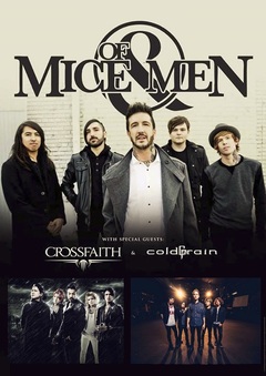 Crossfaith、coldrain、11月にヨーロッパにて開催されるOF MICE & MENのツアー・ゲストに決定！