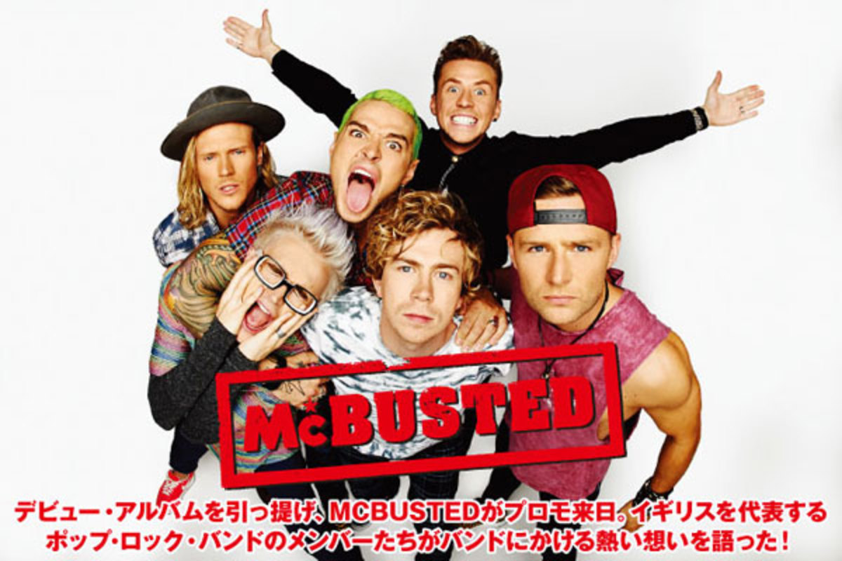 Mcfly Bustedによる新バンド Mcbustedの来日インタビュー 動画メッセージ公開 プロモ来日中のメンバーたちにバンドへ の熱い想いを訊く Twitterプレゼントも 激ロック ニュース