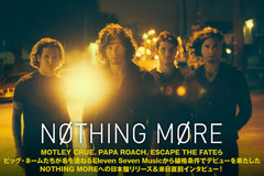 "VAMPARK FEST"で初来日を果たす新世代オルタナティヴ・へヴィ・ロック・バンド、NOTHING MOREのインタビュー公開！ライヴ当日となる2/18に最新アルバム国内盤リリース！