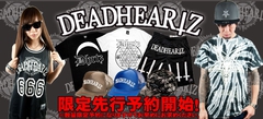 【DEADHEARTZの先行限定予約受付がスタート！】大人気のモチーフを落とし込んだメッシュ素材のタンクトップ＆ショーツをはじめこれからのシーズン大活躍のTシャツやタンクトップが登場！