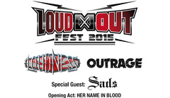 LOUDNESSとOUTRAGEによる初の共同イベント"LOUD∞OUT FEST 2015"、スペシャル・ゲストとしてSadsが出演決定＆HER NAME IN BLOODがOAに抜擢！