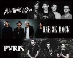 ALL TIME LOW × ONE OK ROCK × PVRIS、来年1月より東名阪にて"ONE THOUSAND MILES TOUR 2016"開催決定！