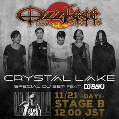 Crystal Lake、"Ozzfest Japan 2015"にてDJ BAKUを迎え"Special DJ SET"で出演！