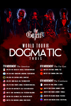 the GazettE、4月よりワールド・ツアーの開催を発表！