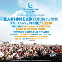 "SUMMER SONIC 2016"、第2弾出演アーティストにPANIC! AT THE DISCOら11組決定！