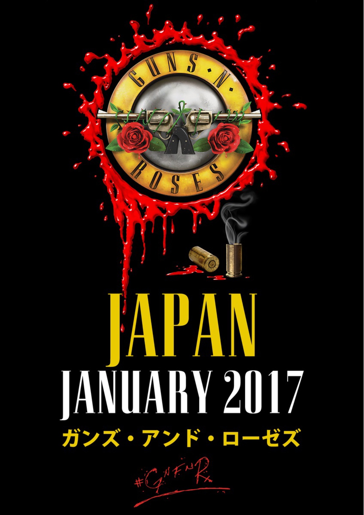 GUNS N' ROSES、来年1月に大阪＆埼玉にて奇跡の来日公演が決定！ | 激