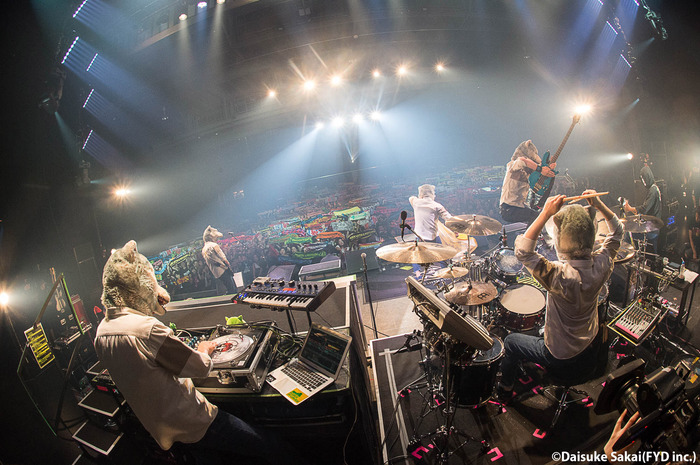 MAN WITH A MISSION、ニュース・ショー×ライヴのスペシャル・イベント"WOWGOW LIVE SHOW"の模様を10/15にWOWOWにてオンエア決定！