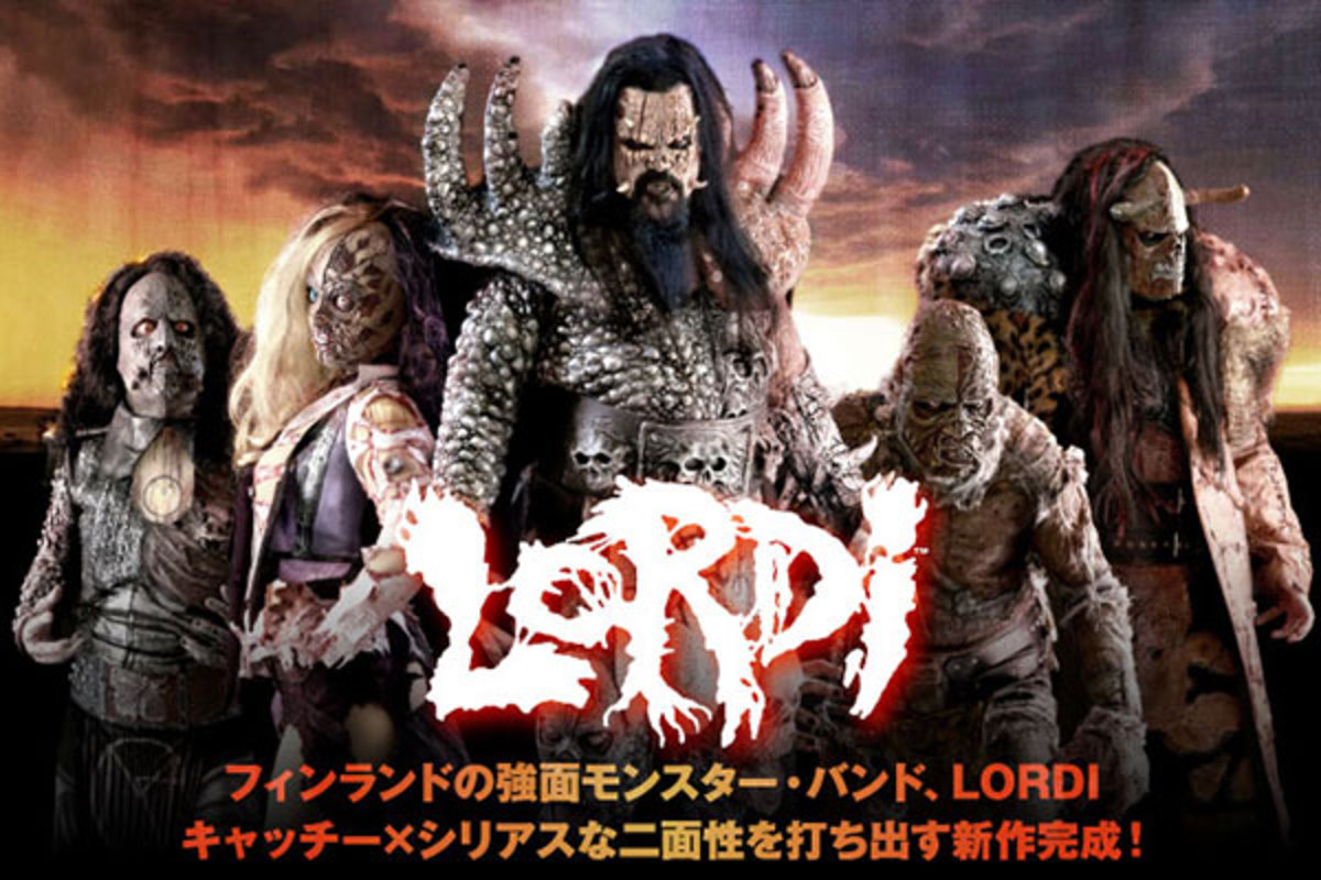 LORDI ローディ　直筆サイン入りDVD　ハードロック黙示録　フィンランド フィンランドの強面モンスター・メタル・バンド、LORDIの