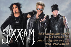 MÖTLEY CRÜEのNikki Sixx率いるハード・ロック・バンド、SIXX:A.M.のインタビュー公開！アグレッシヴ且つドラマチックなダブル・アルバム第2弾を11/18リリース！