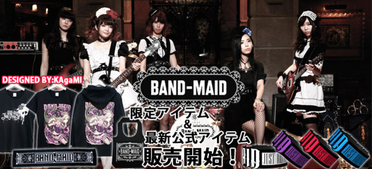 BAND-MAID、人気イラストレーター